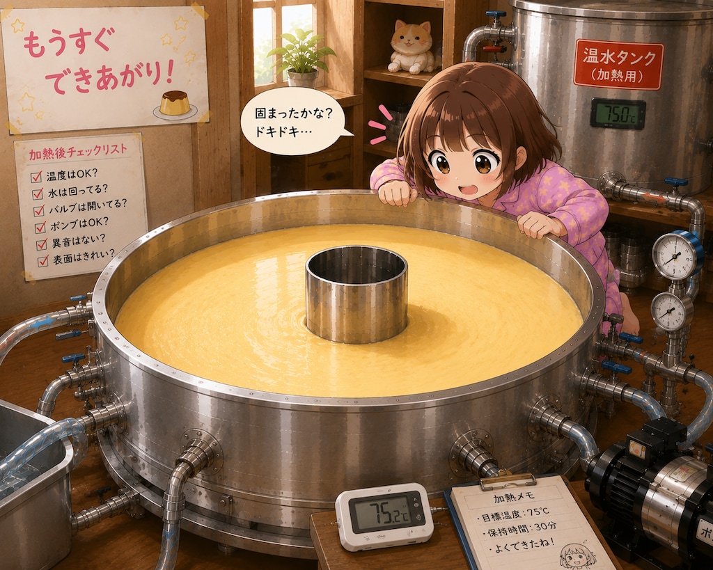 プリンをつくるよ！