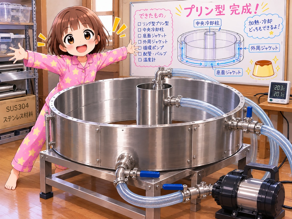 プリンをつくるよ！
