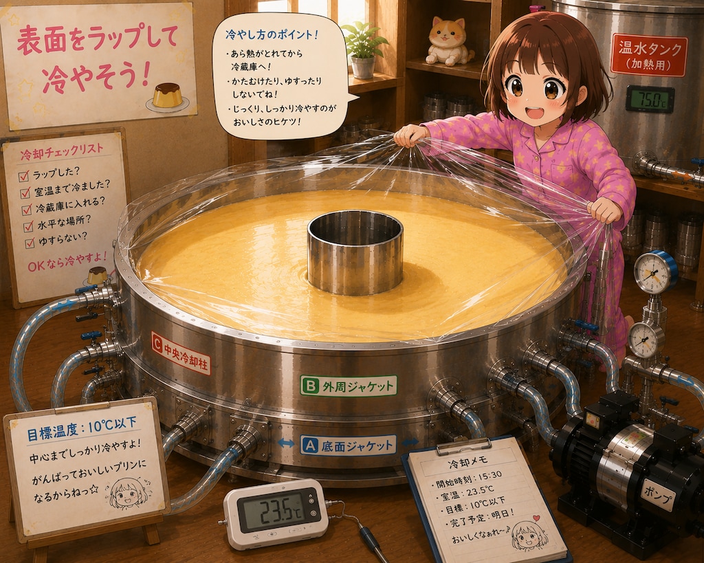 プリンをつくるよ！