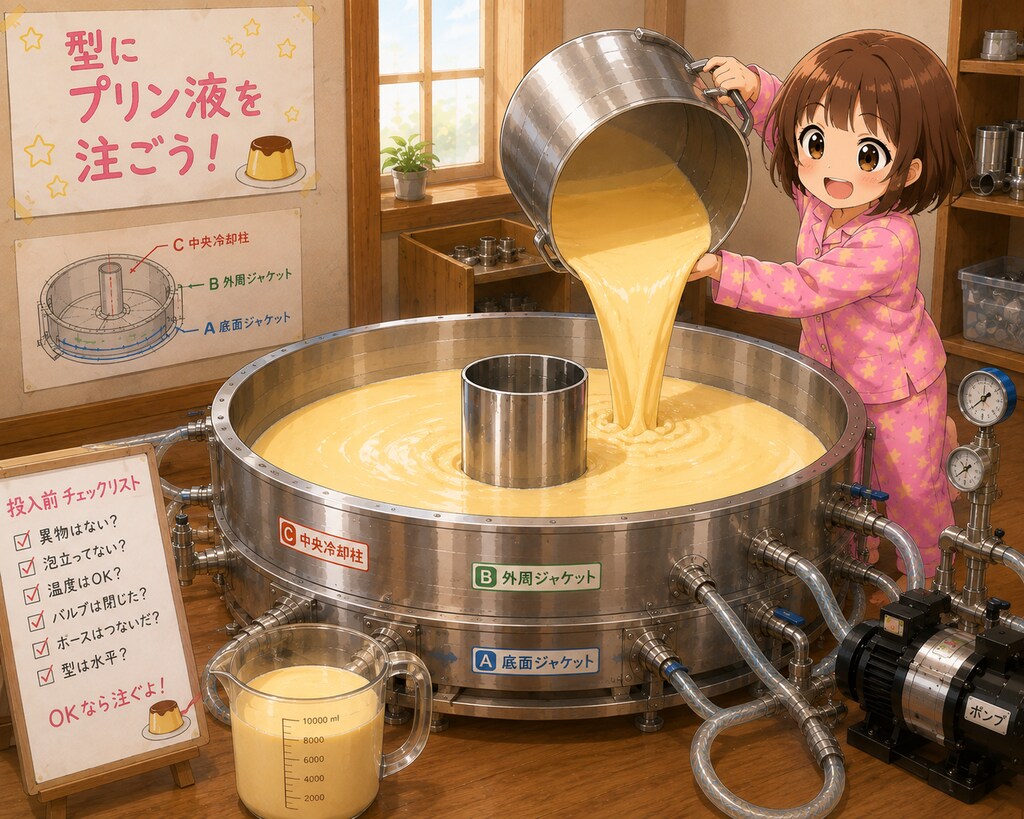 プリンをつくるよ！