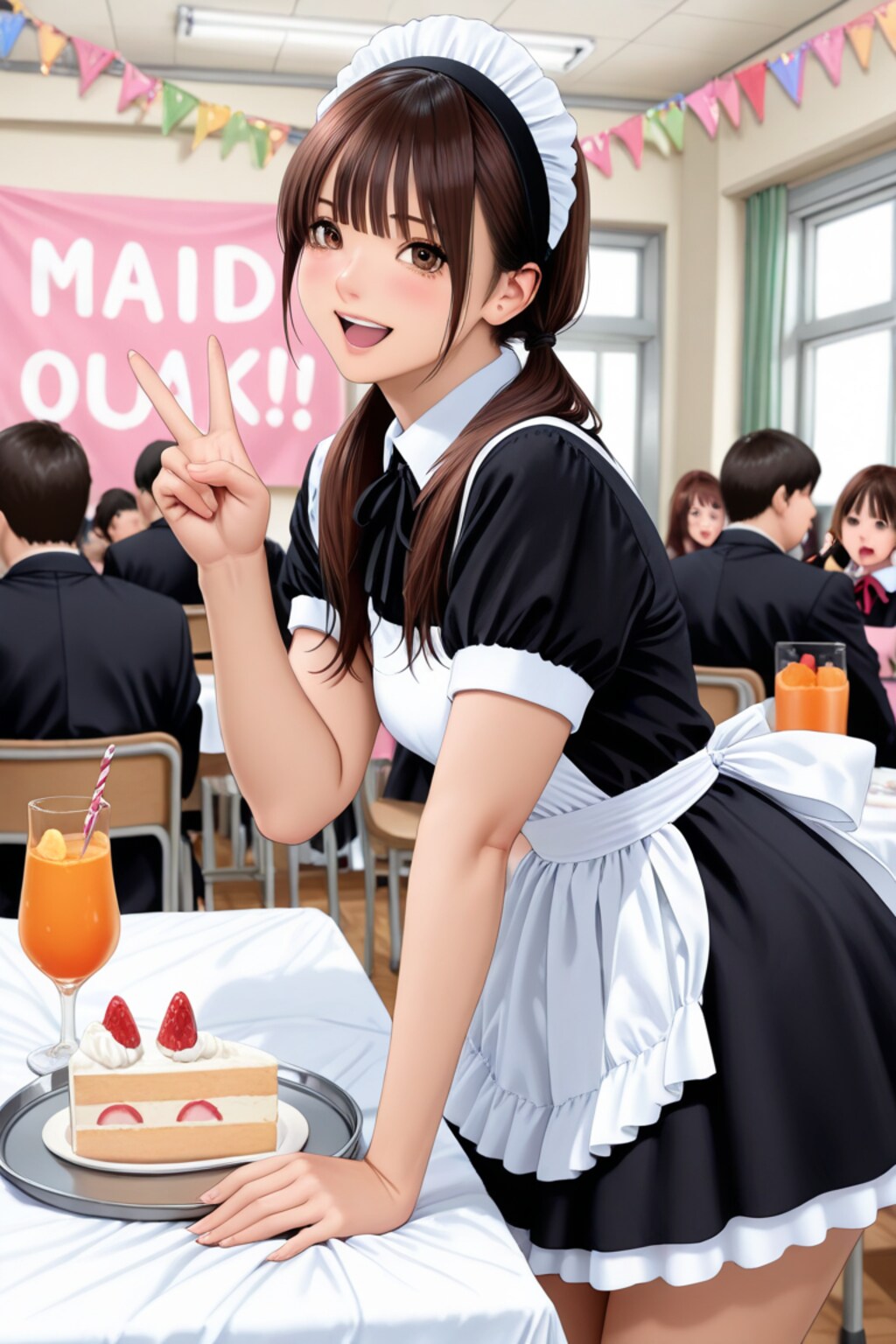 [メイドガールズ]学園祭でメイド喫茶