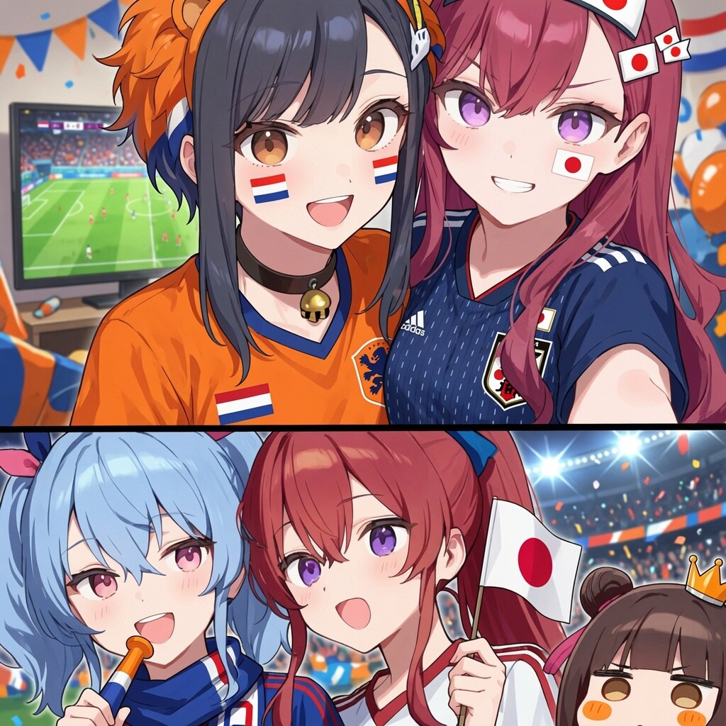 日本対オランダ戦