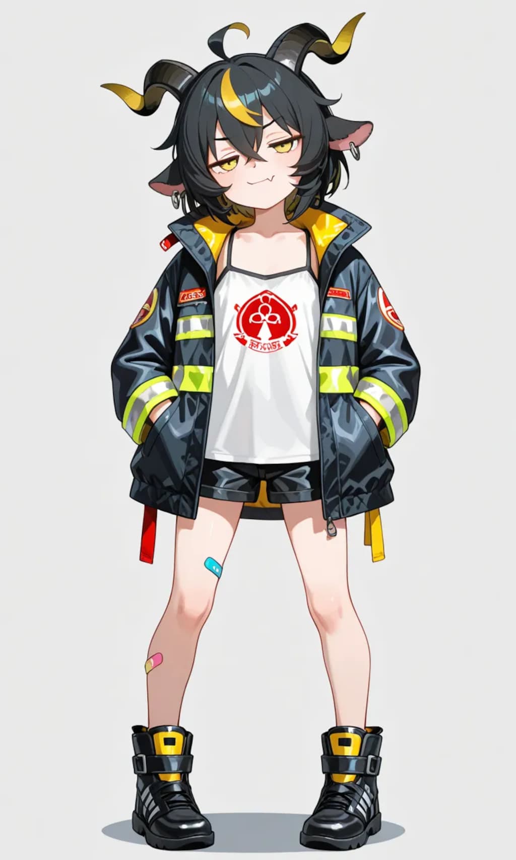 2Pカラーやぎ娘