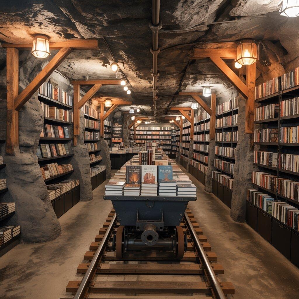 炭鉱っぽい書店