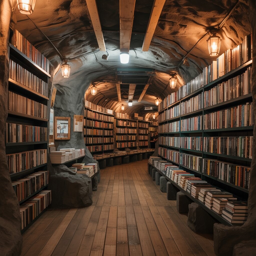 炭鉱っぽい書店