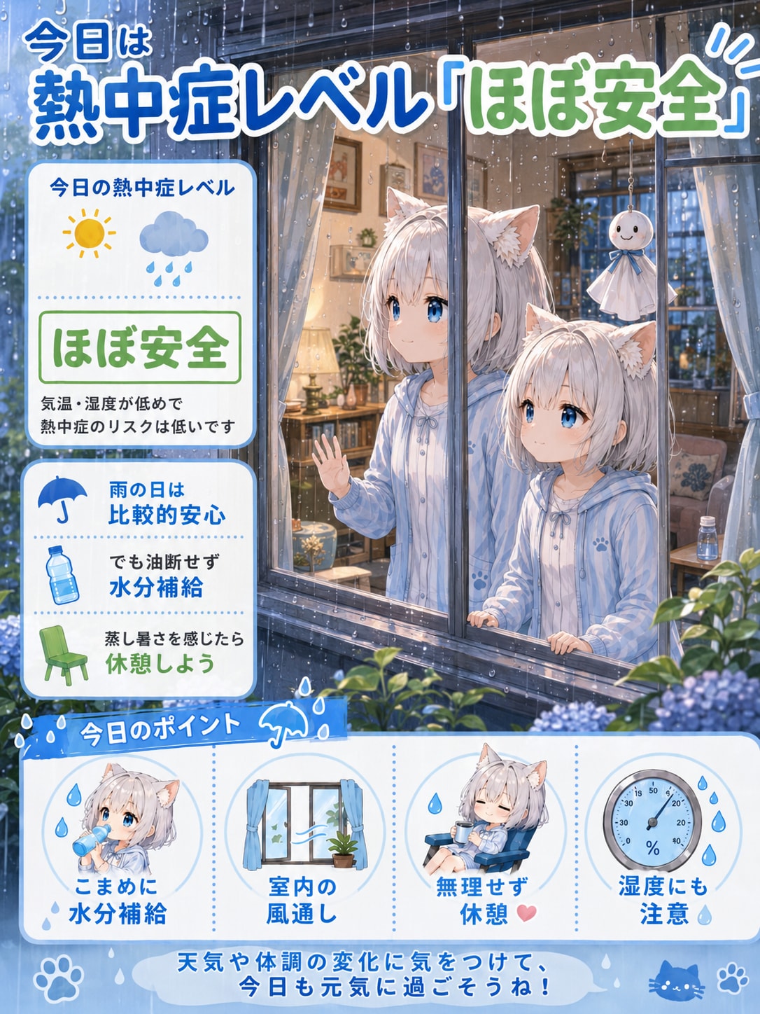 今日は、ほぼ安全です | の人気AIイラスト・グラビア
