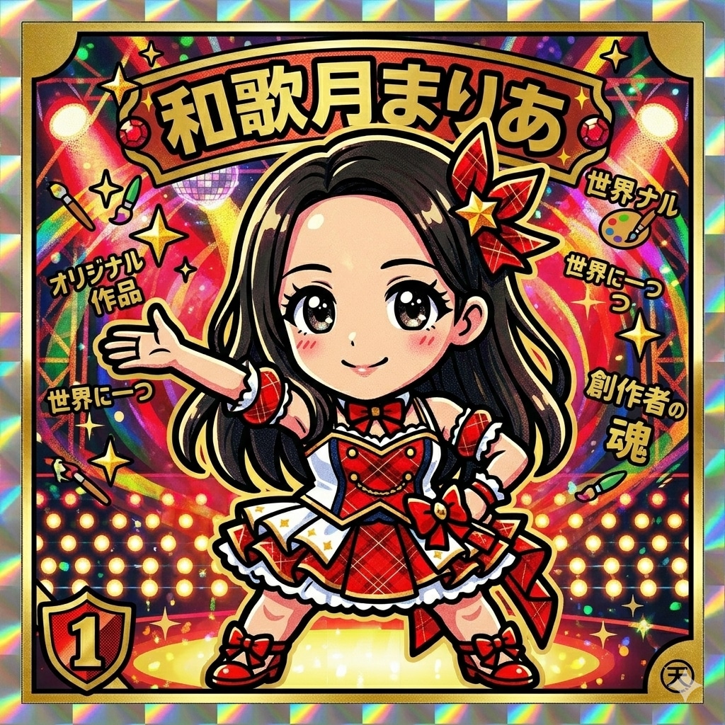 ちちぷいシール「和歌月まりあ」