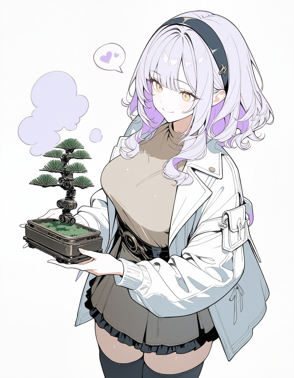 メカ盆栽と姉さんXL