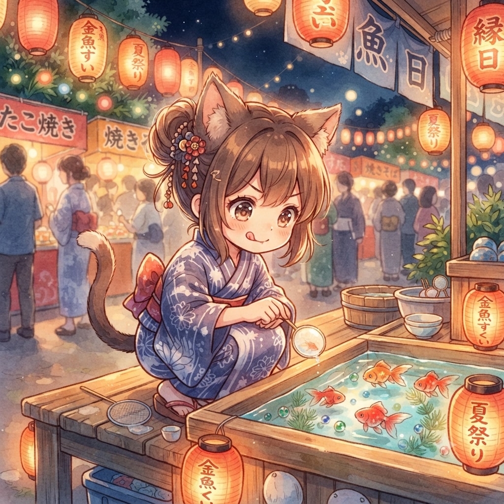 金魚すくい