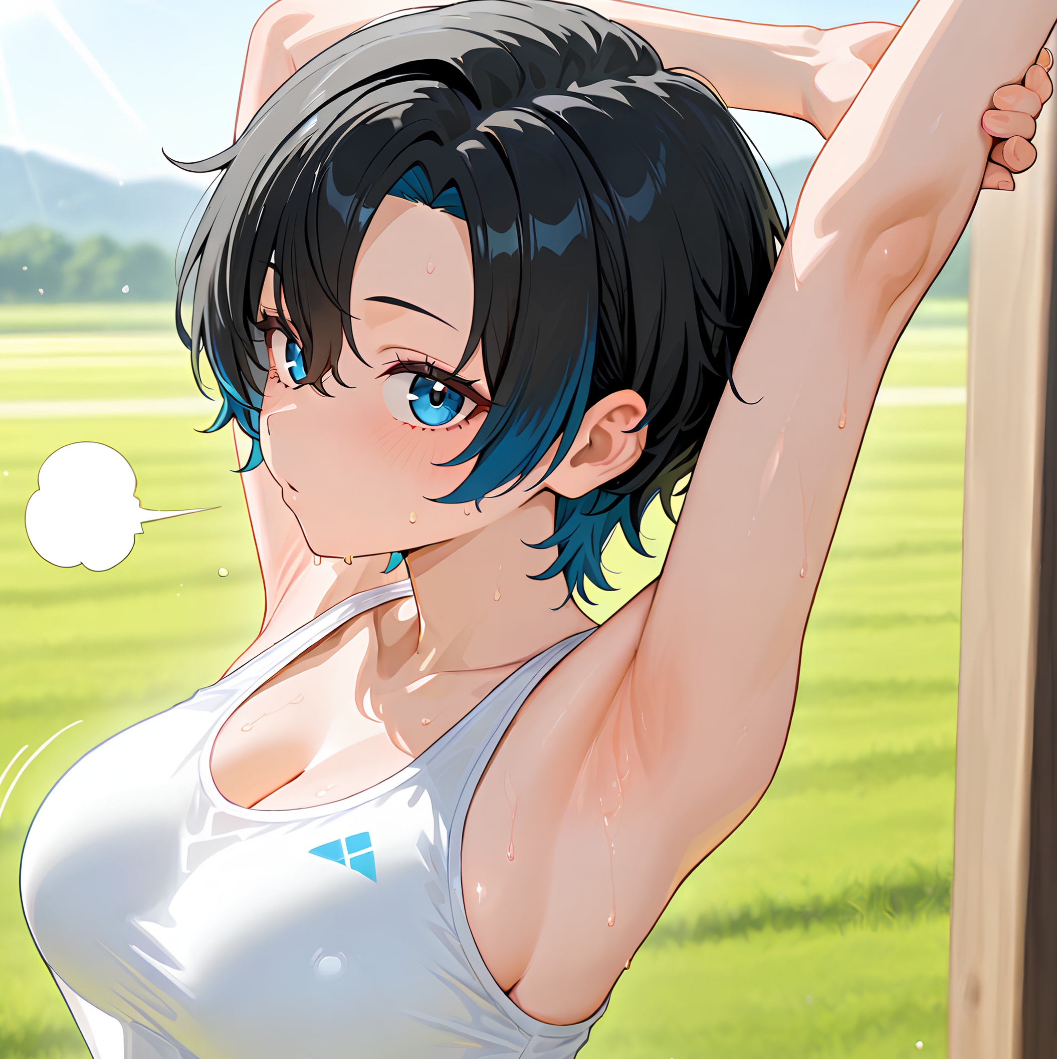 クールダウンのストレッチ