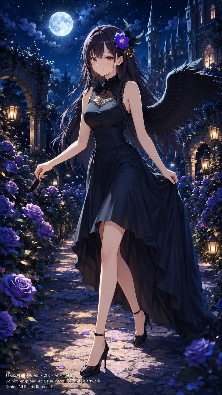 月薔薇の小径 | の人気AIイラスト・グラビア