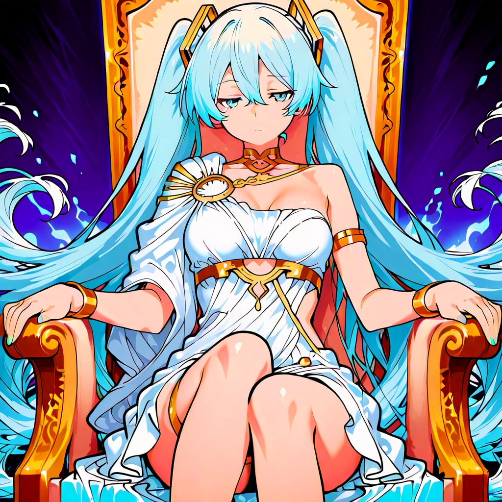 やる気のない女神　ミク様 | の人気AIイラスト・グラビア