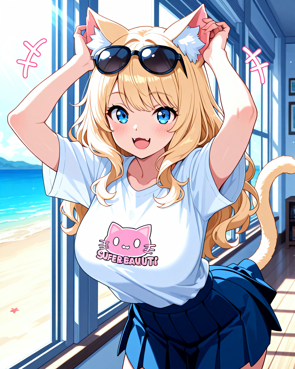 猫耳になっちゃったなっちゃん！！ | の人気AIイラスト・グラビア