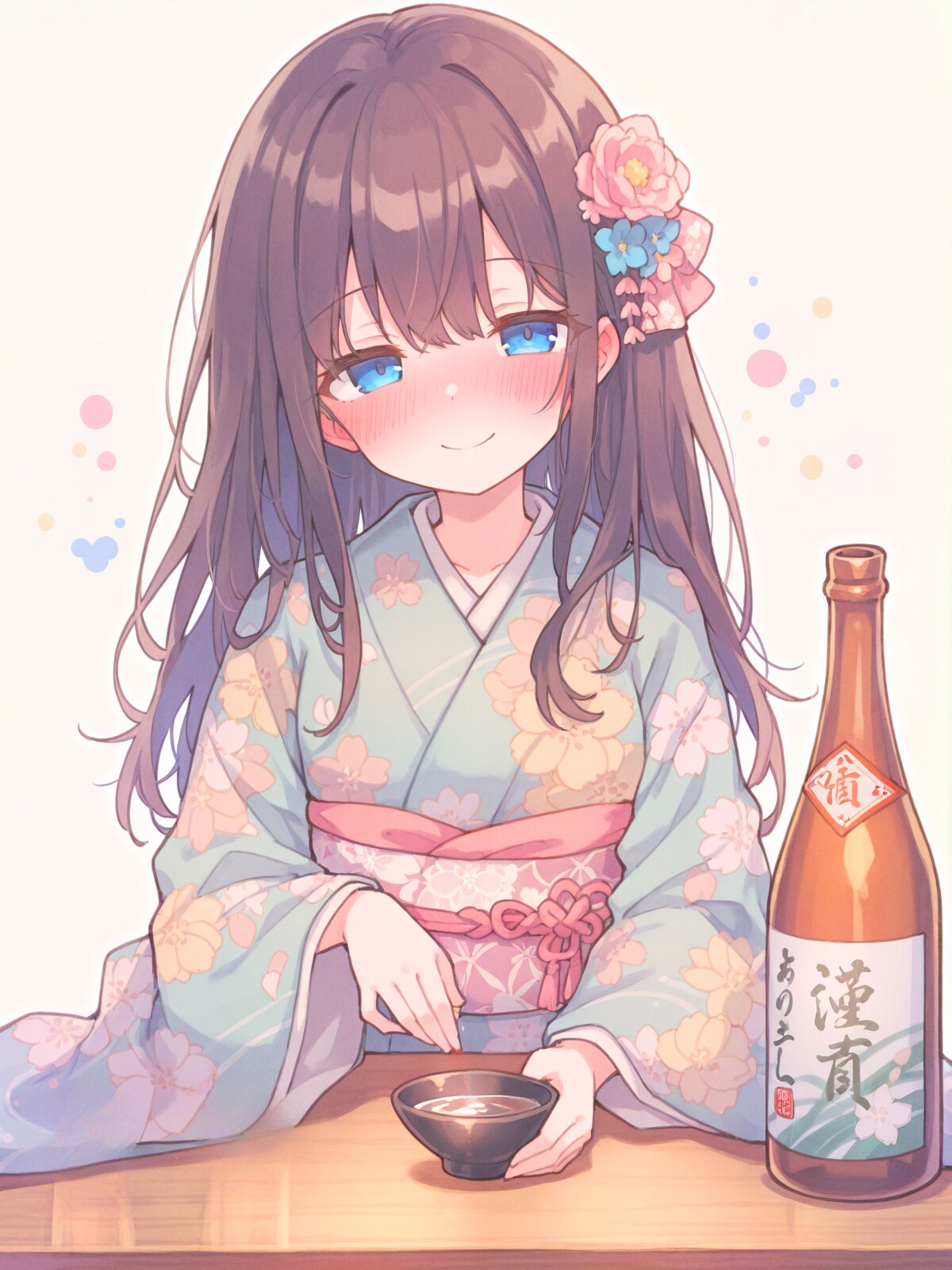 日本酒でほろ酔い気分 | の人気AIイラスト・グラビア