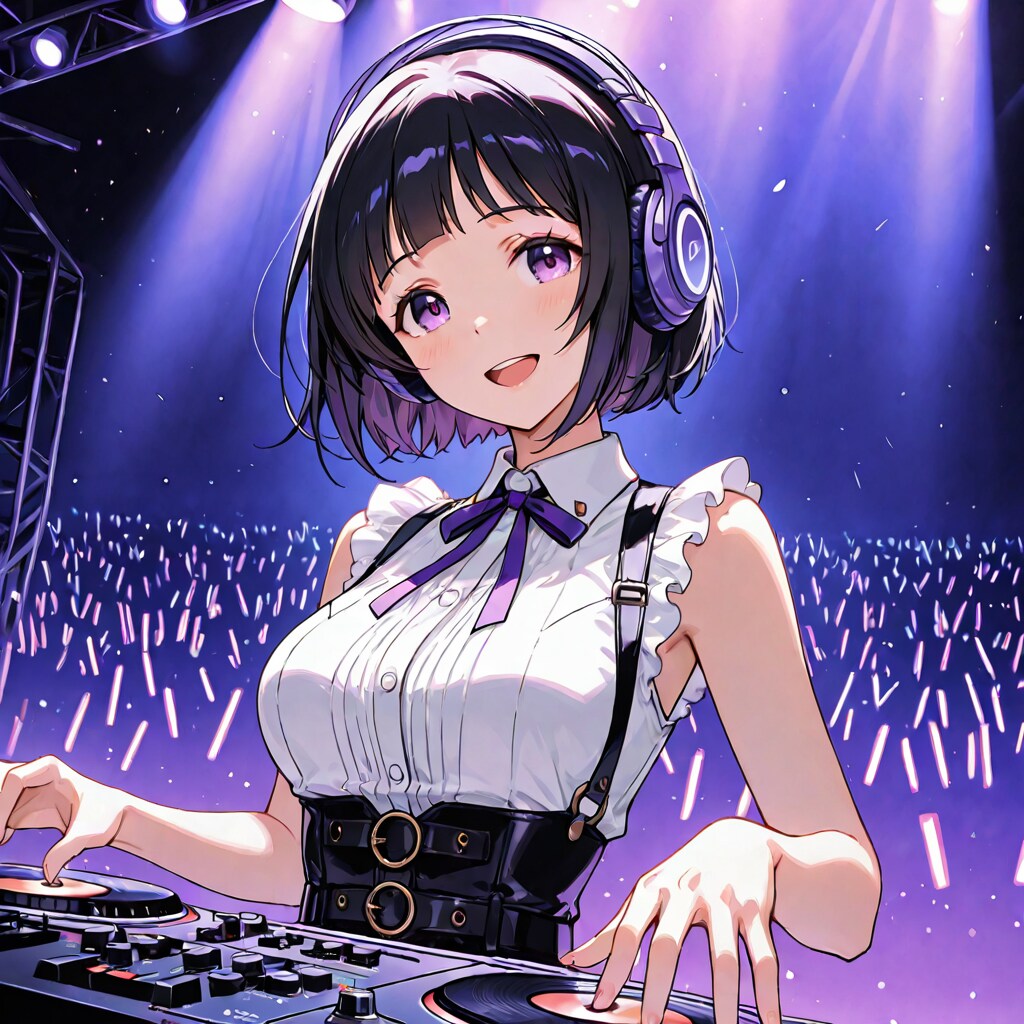 DJプレイ | の人気AIイラスト・グラビア