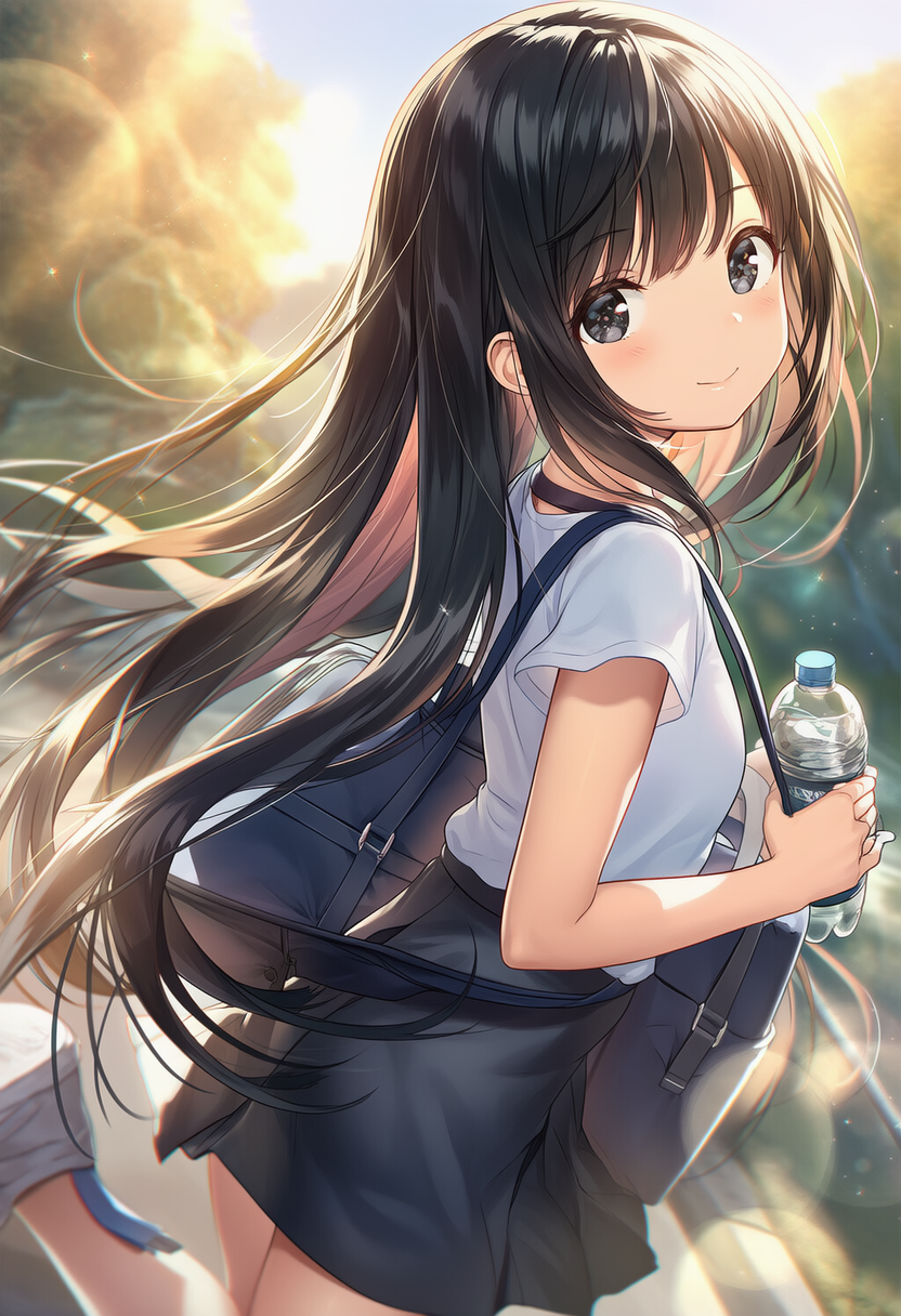 女子高生の朝