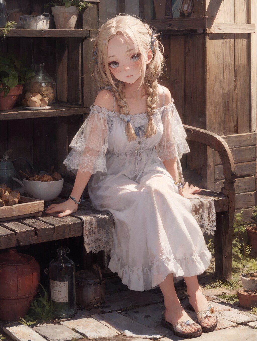 三つ編みそばかすちゃん