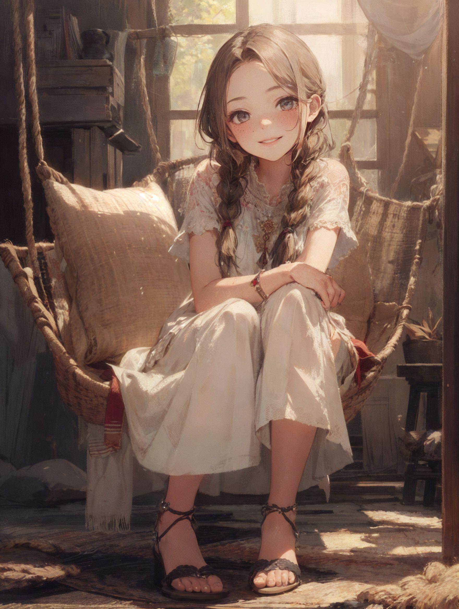 三つ編みそばかすちゃん
