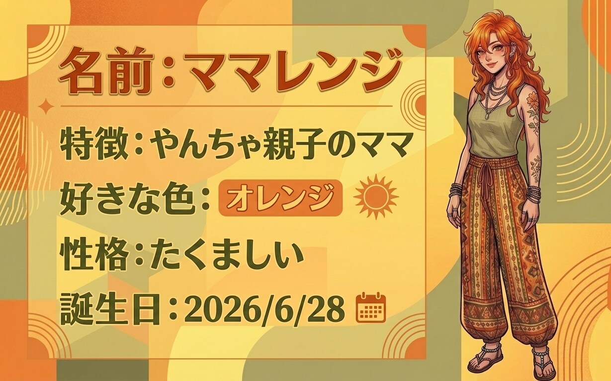 ママレンジ紹介文