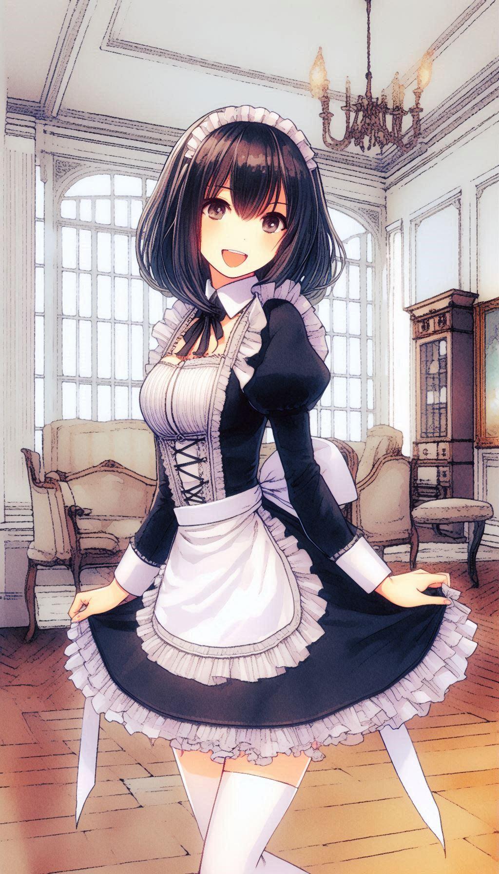 メイドさん | の人気AIイラスト・グラビア