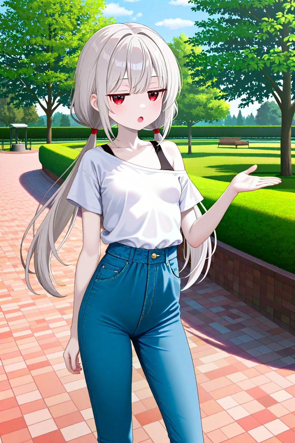 アイちゃんのパンツスタイル