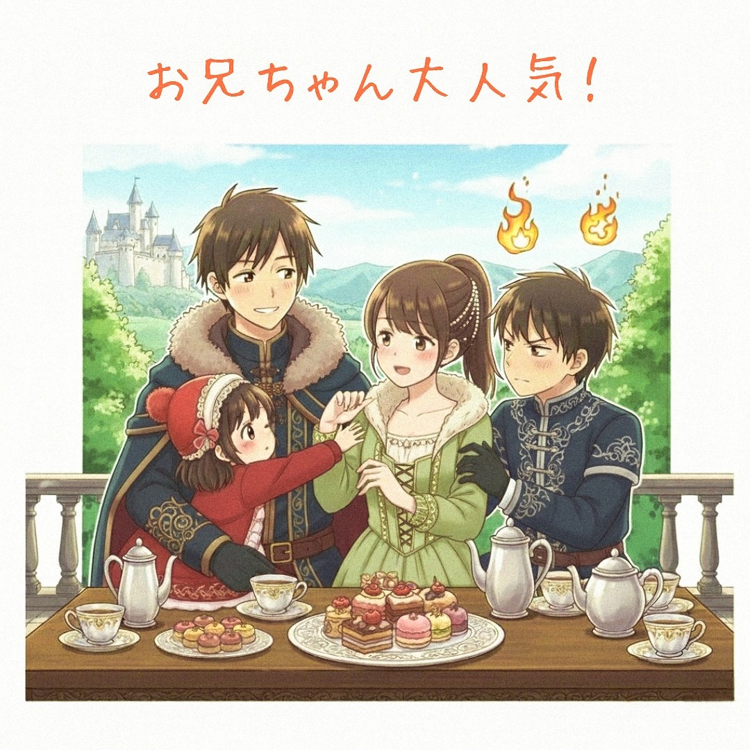 お兄ちゃん好き好き軍の図 | の人気AIイラスト・グラビア