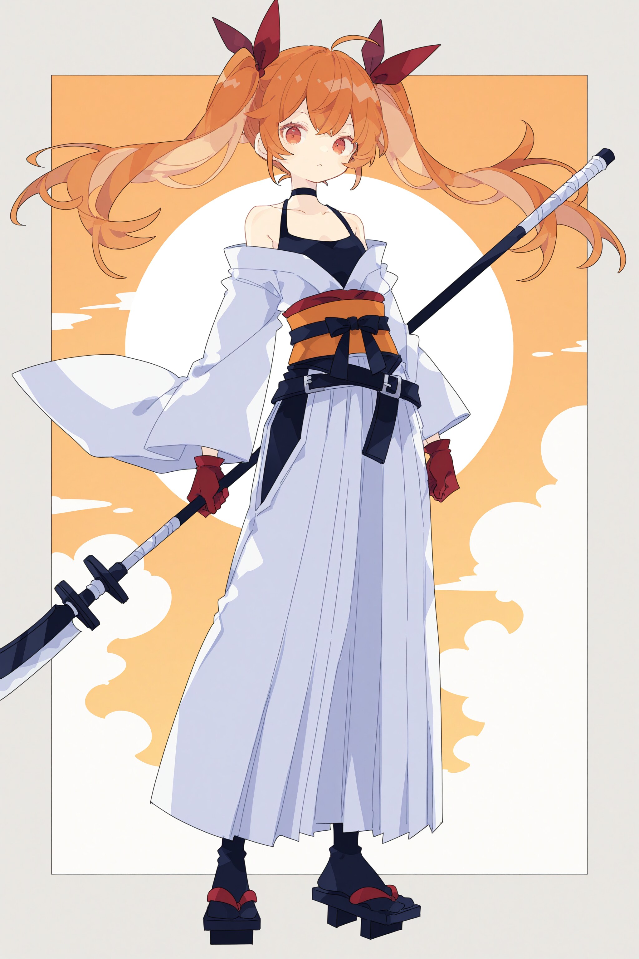夕焼けの巫女