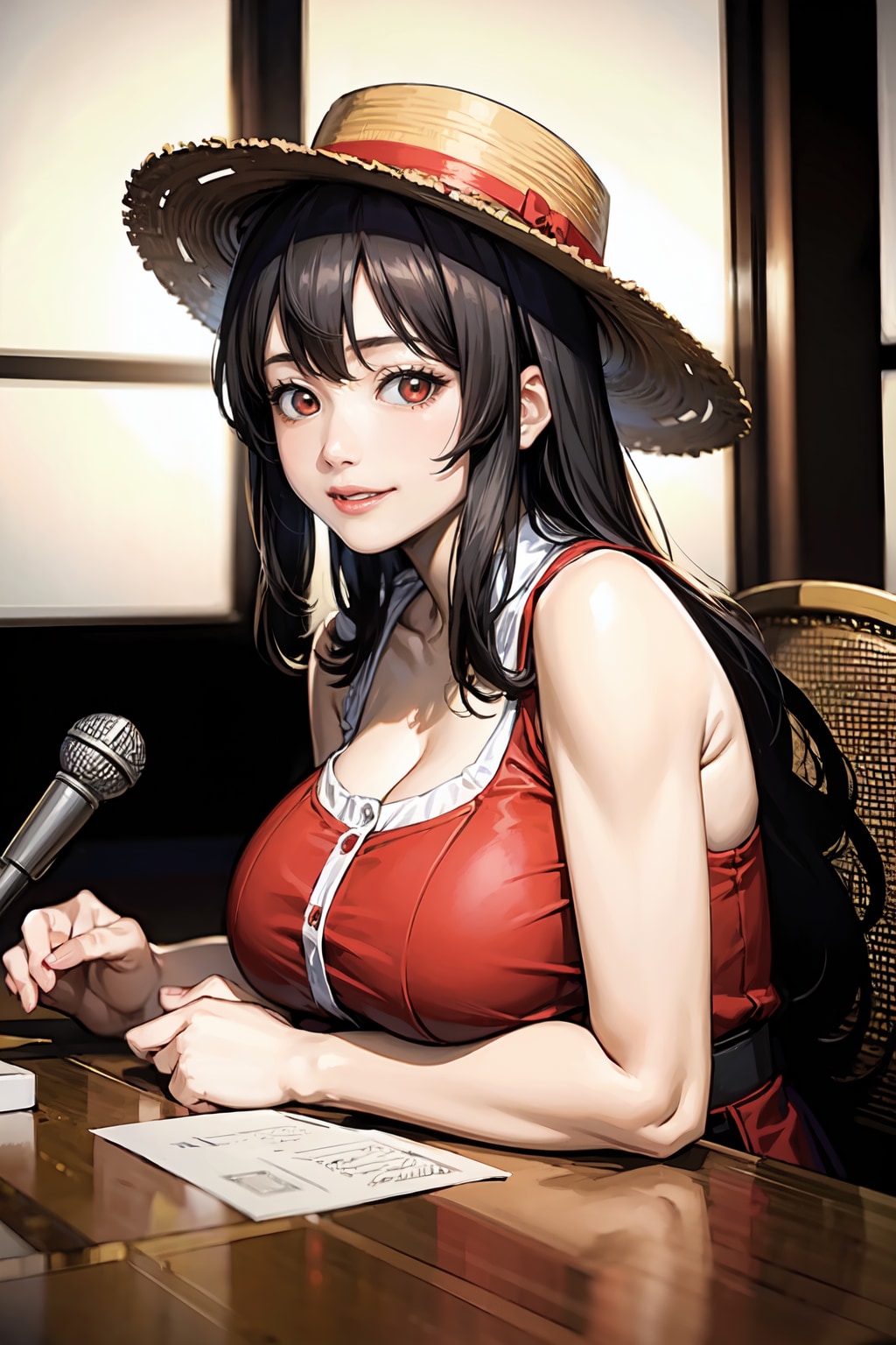 帽子を被った美女2 | の人気AIイラスト・グラビア