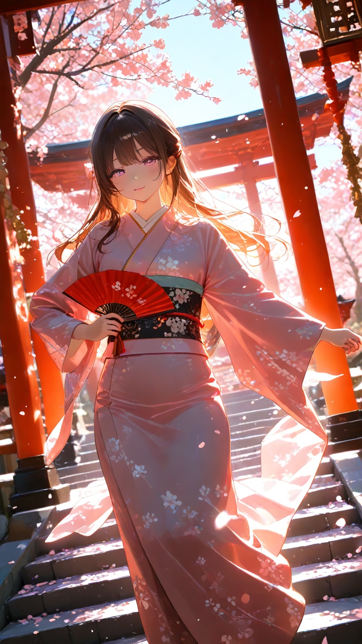 扇子女子 | の人気AIイラスト・グラビア