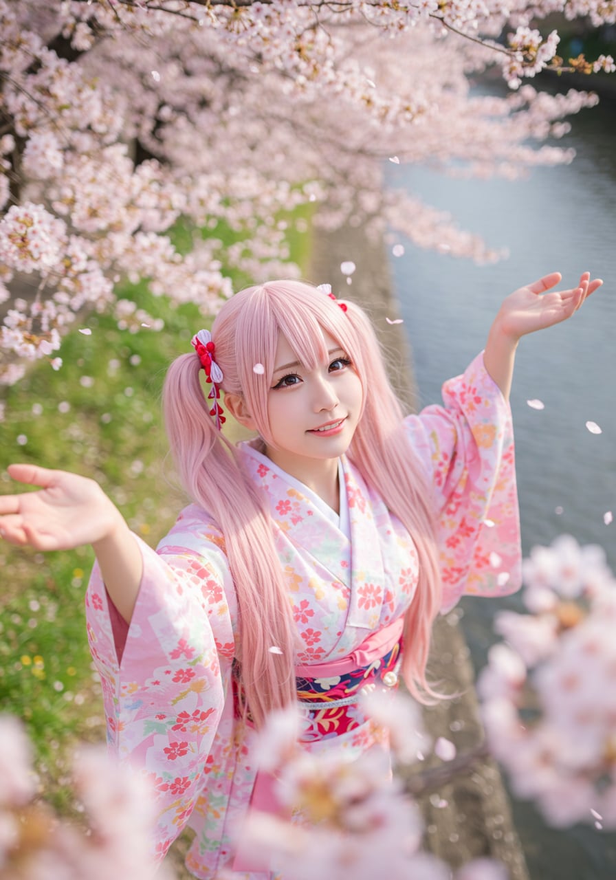 ももツイさん。桜 | の人気AIイラスト・グラビア