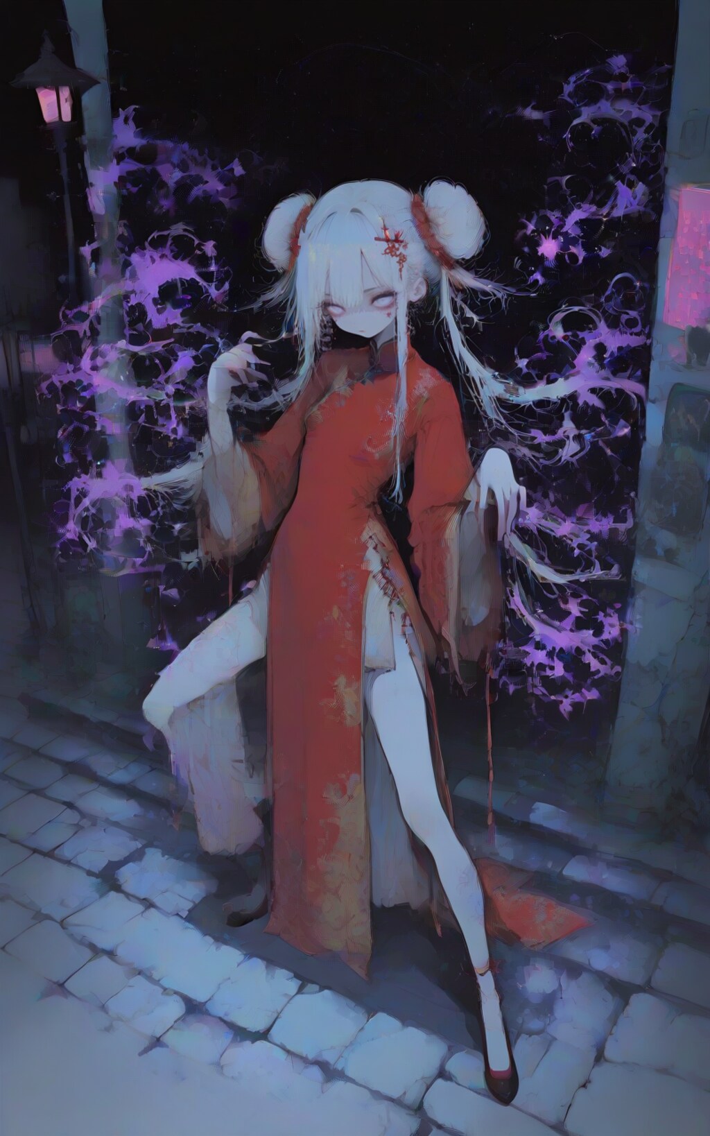 カンフー少女と夜道