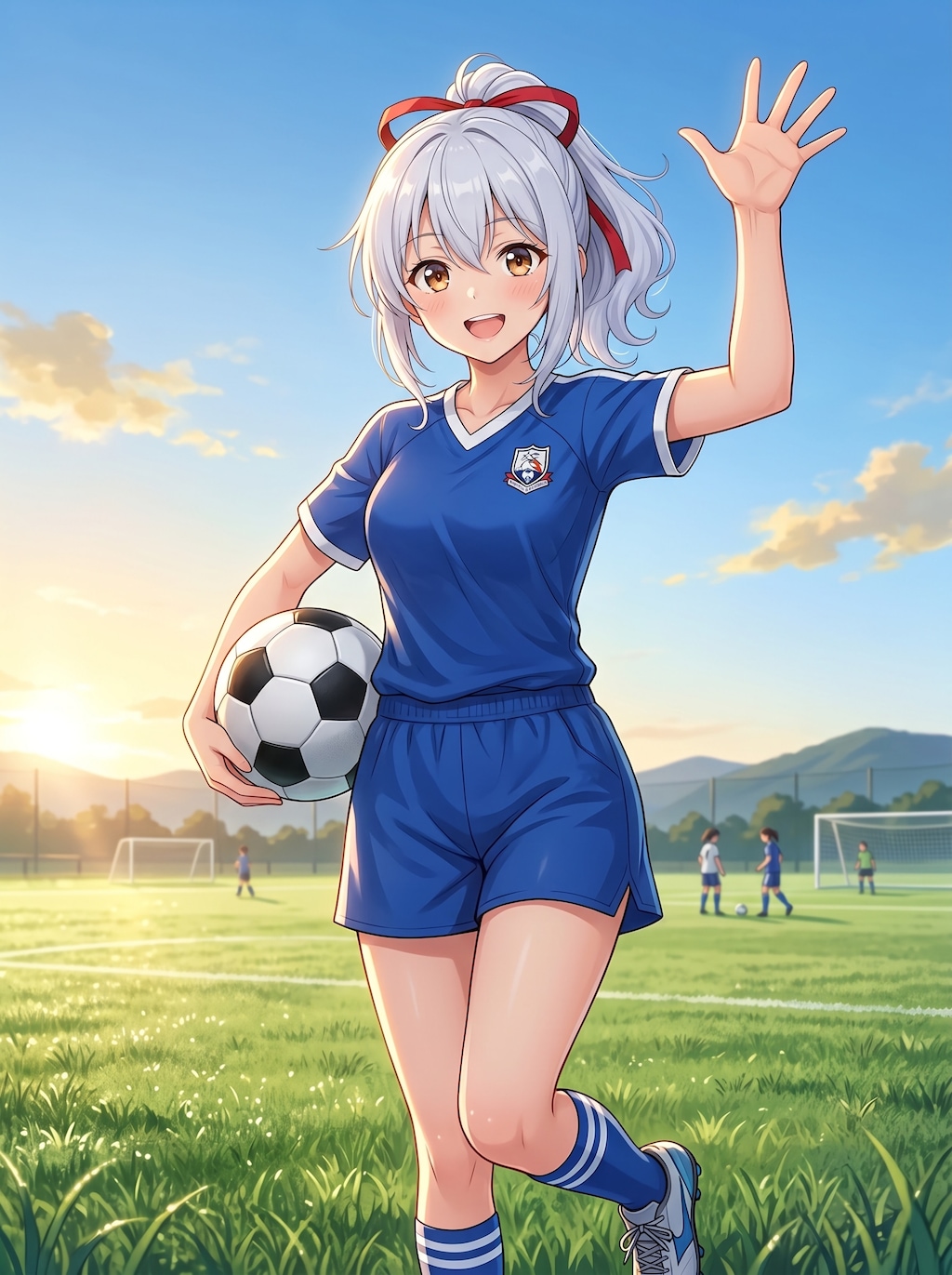 エル「にっぽんがんばれーぇ！」