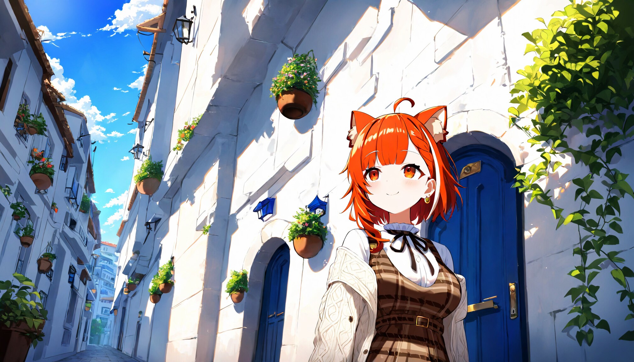 青空と白い街 - ラトナ・プティ / にじさんじ | の人気AIイラスト・グラビア