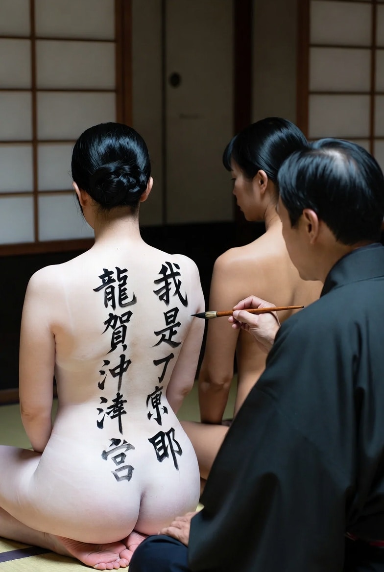 女体書道