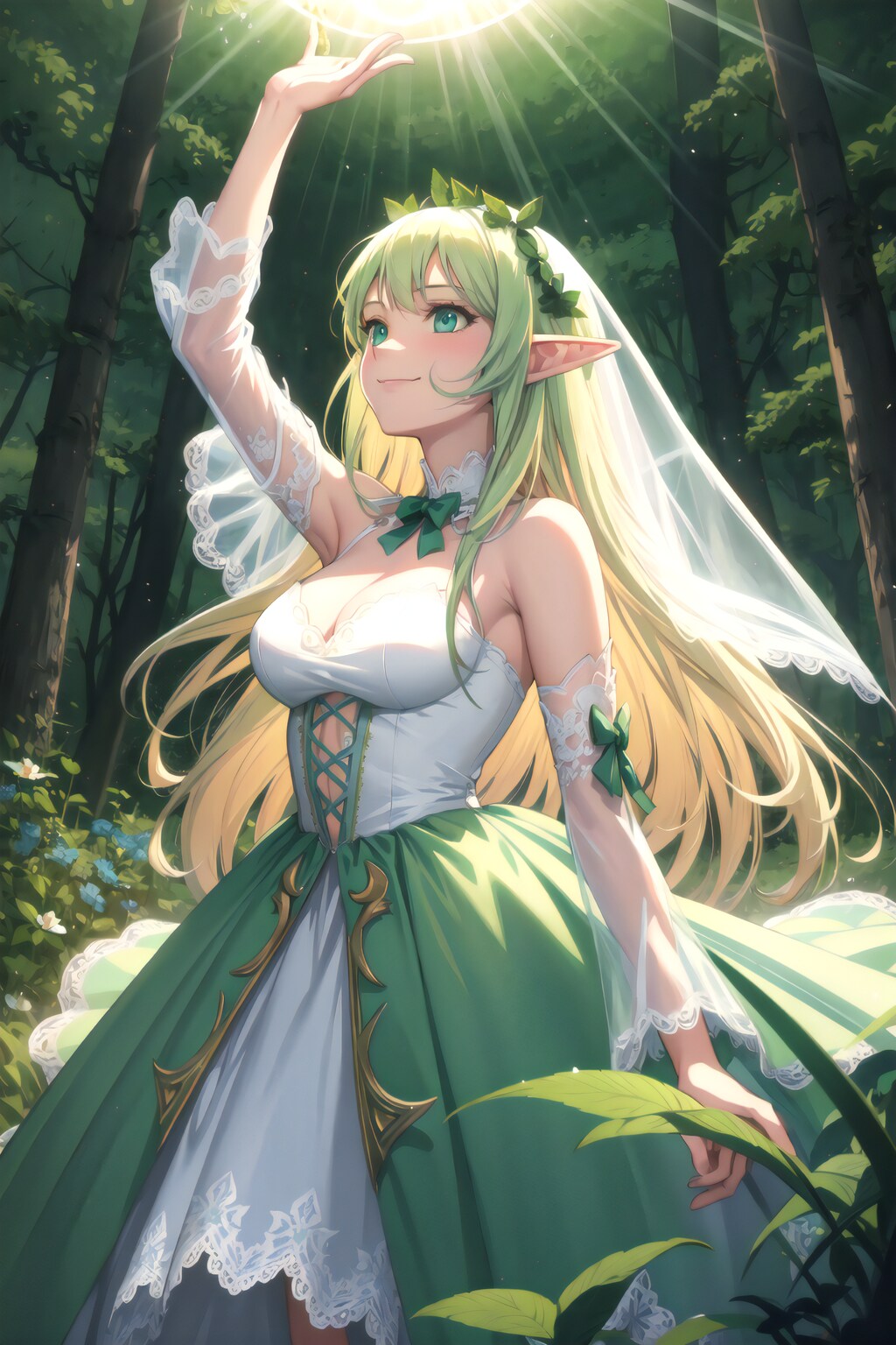 新緑の光