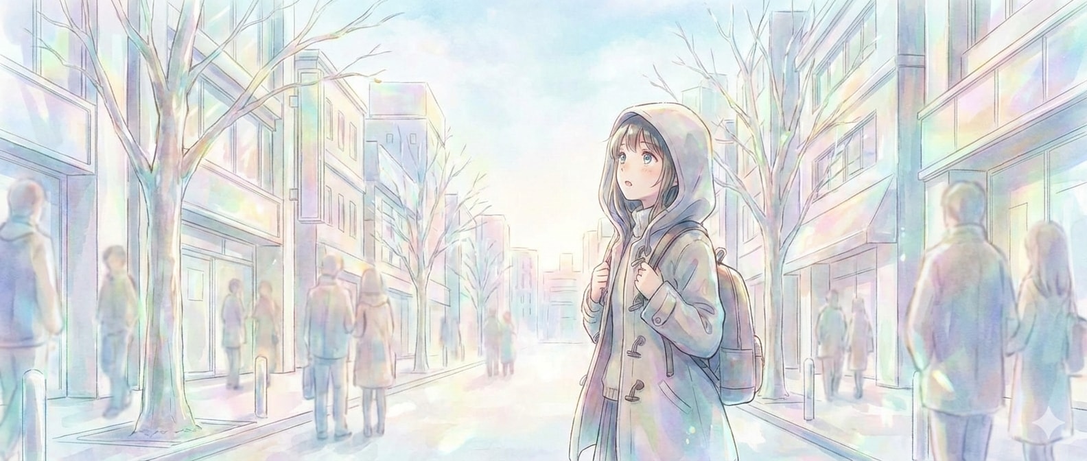 きらきらした不思議な通りに迷い込む | の人気AIイラスト・グラビア