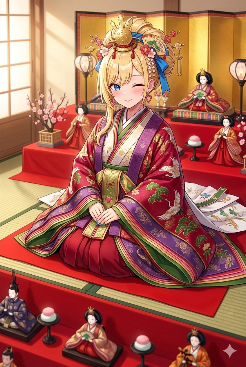 うちの子ひな祭り | の人気AIイラスト・グラビア