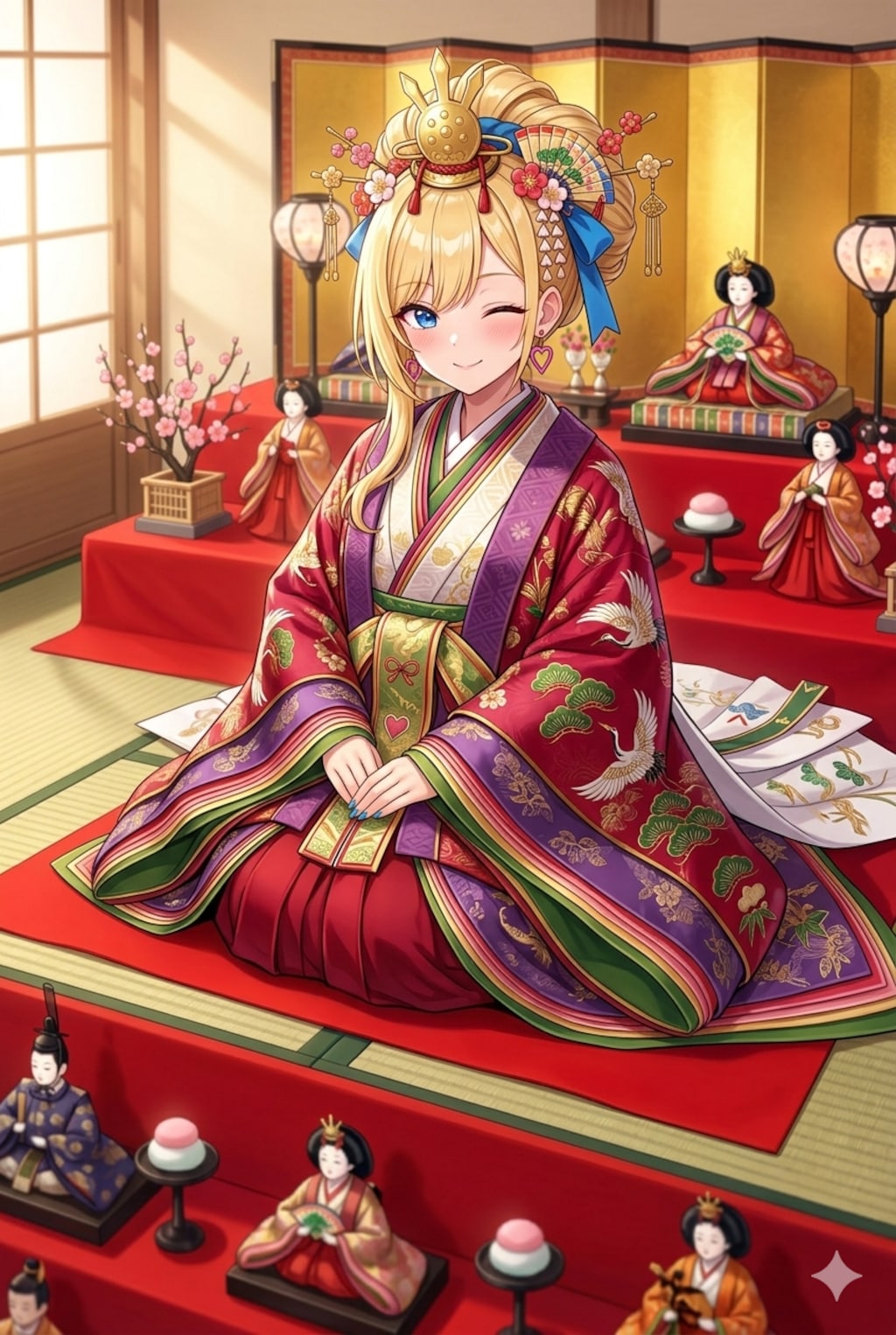 うちの子ひな祭り