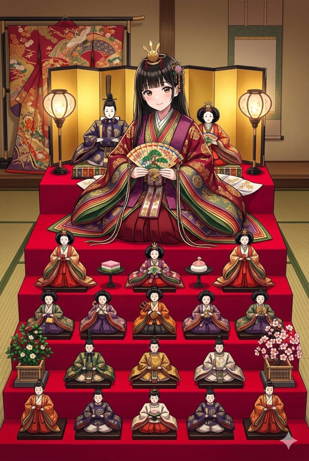 うちの子ひな祭り