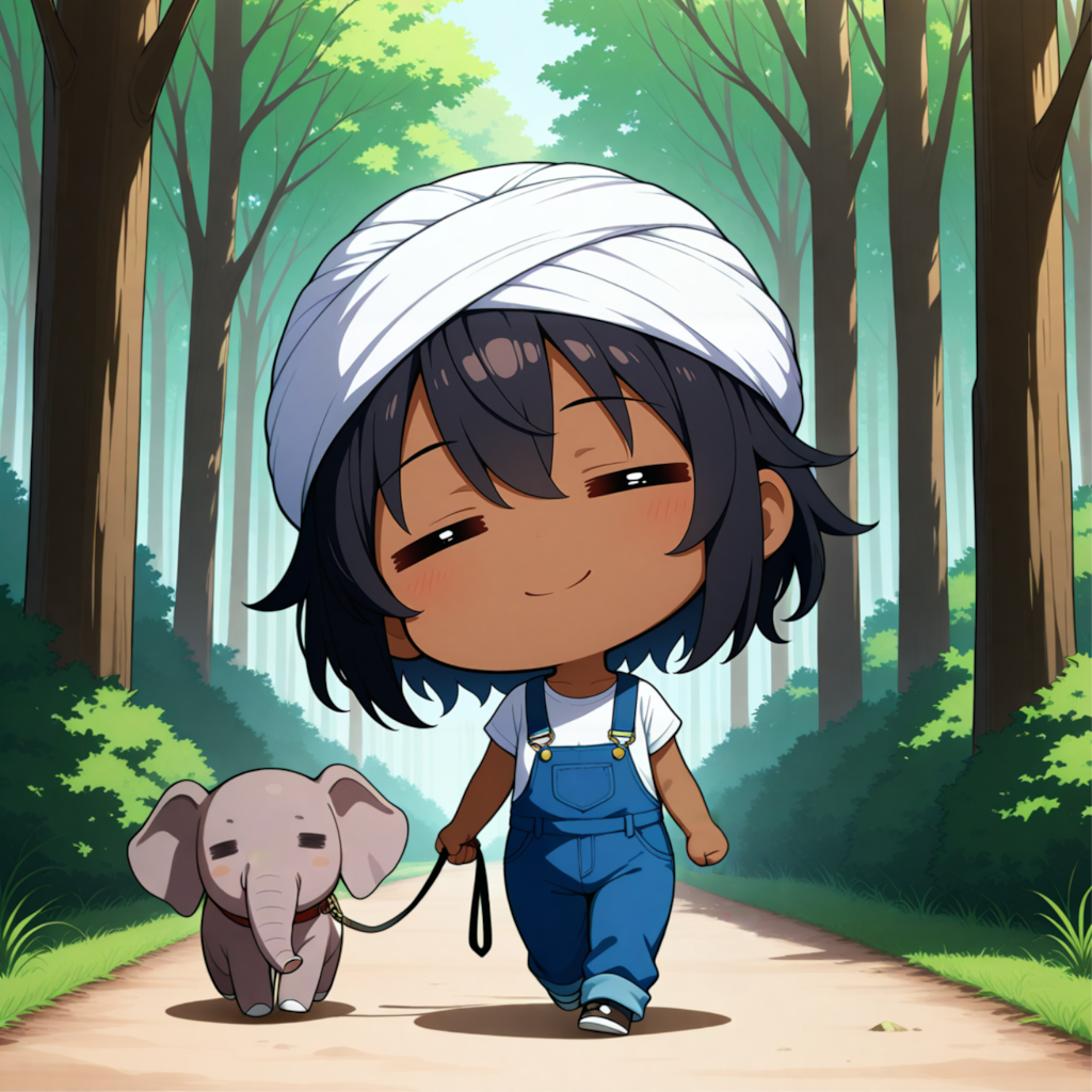 象使いのおさんぽ