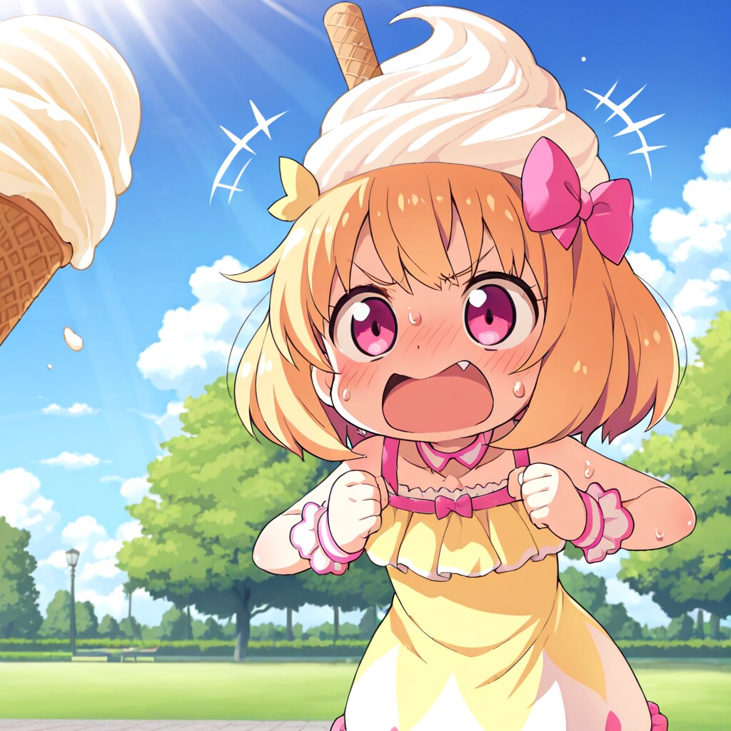 あ、あたしの方が美味しいんだからっ！！（ソフトクリームちゃん）