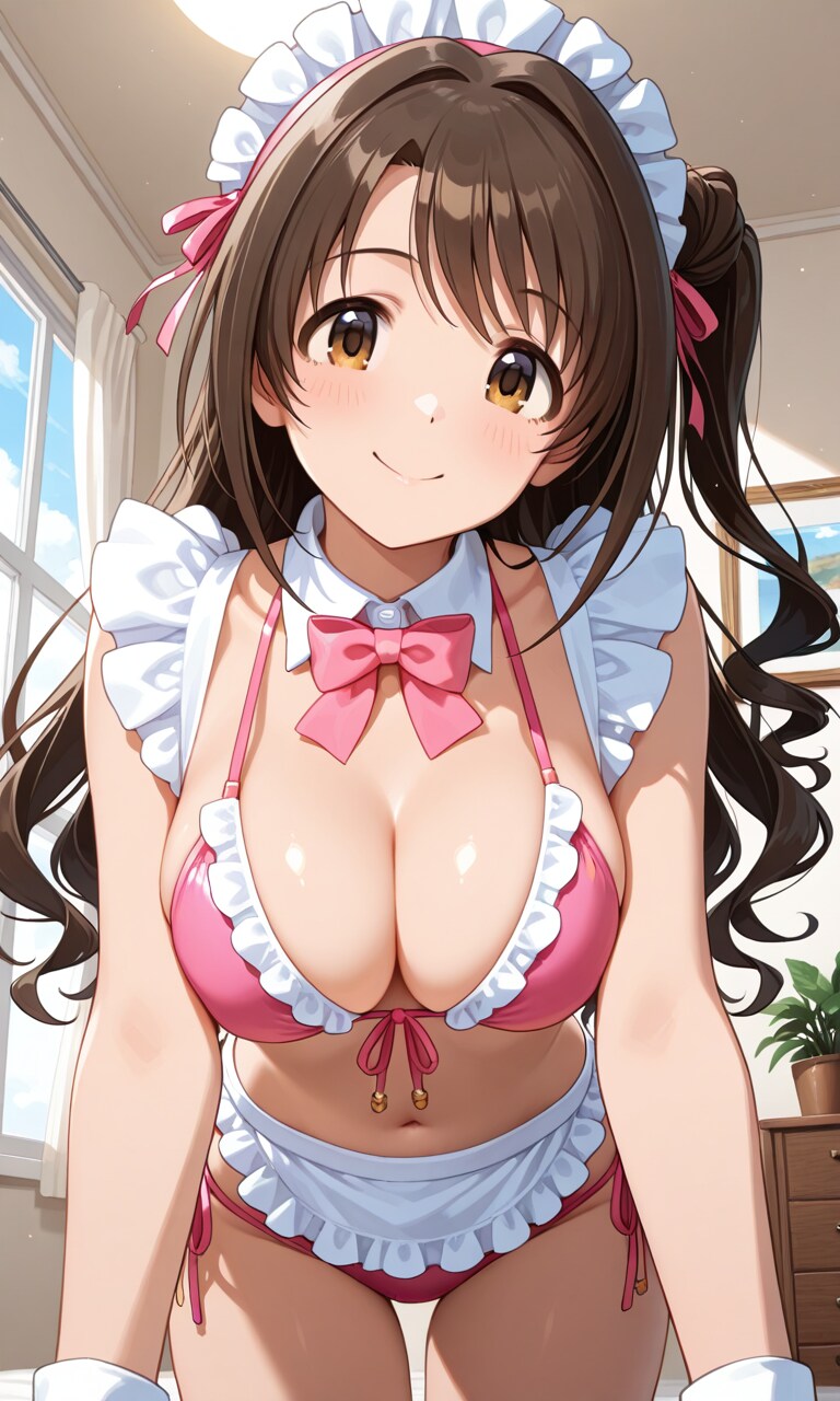 グラビア撮影の島村卯月さん