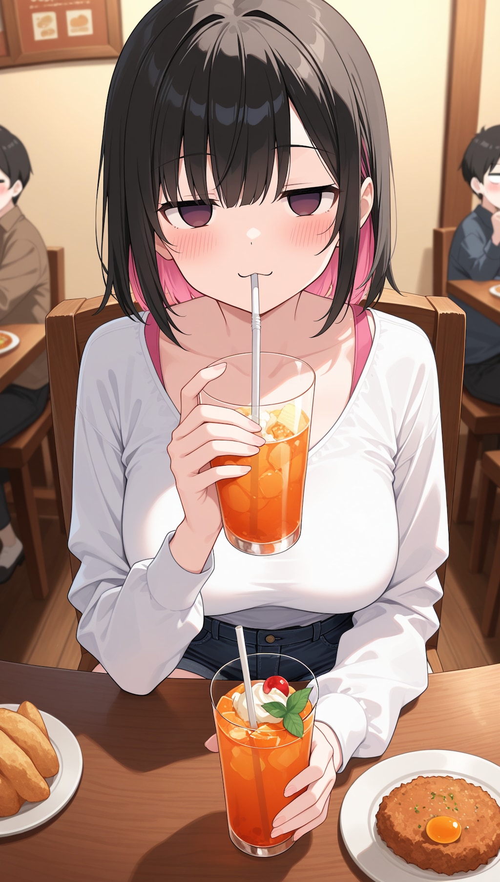 怒って…………ないわこれ