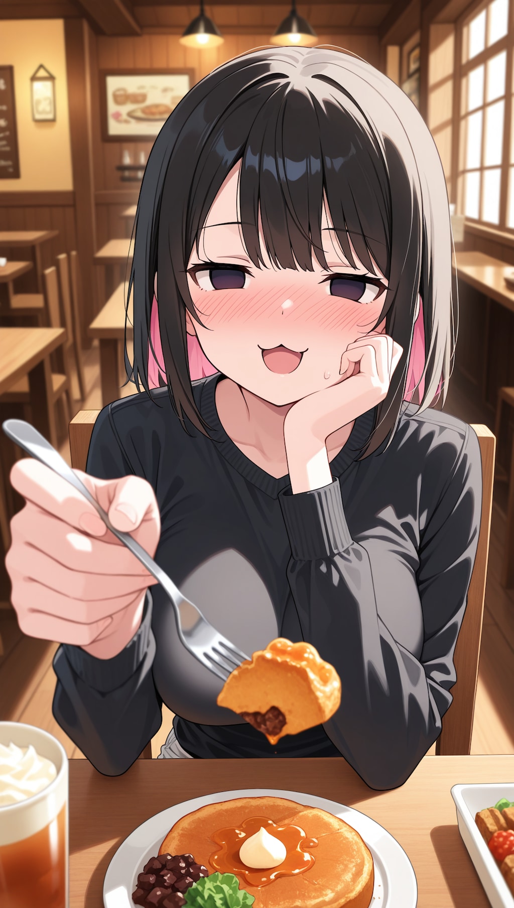 怒って…………ないわこれ