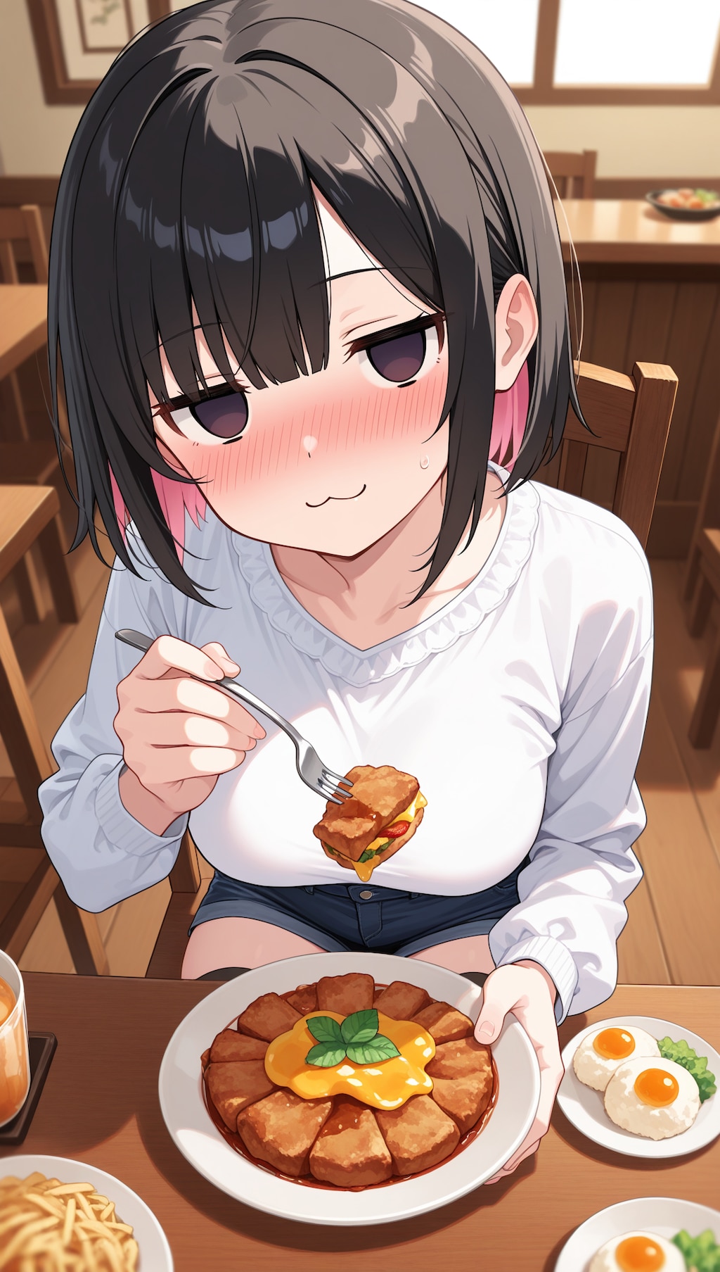 怒って…………ないわこれ