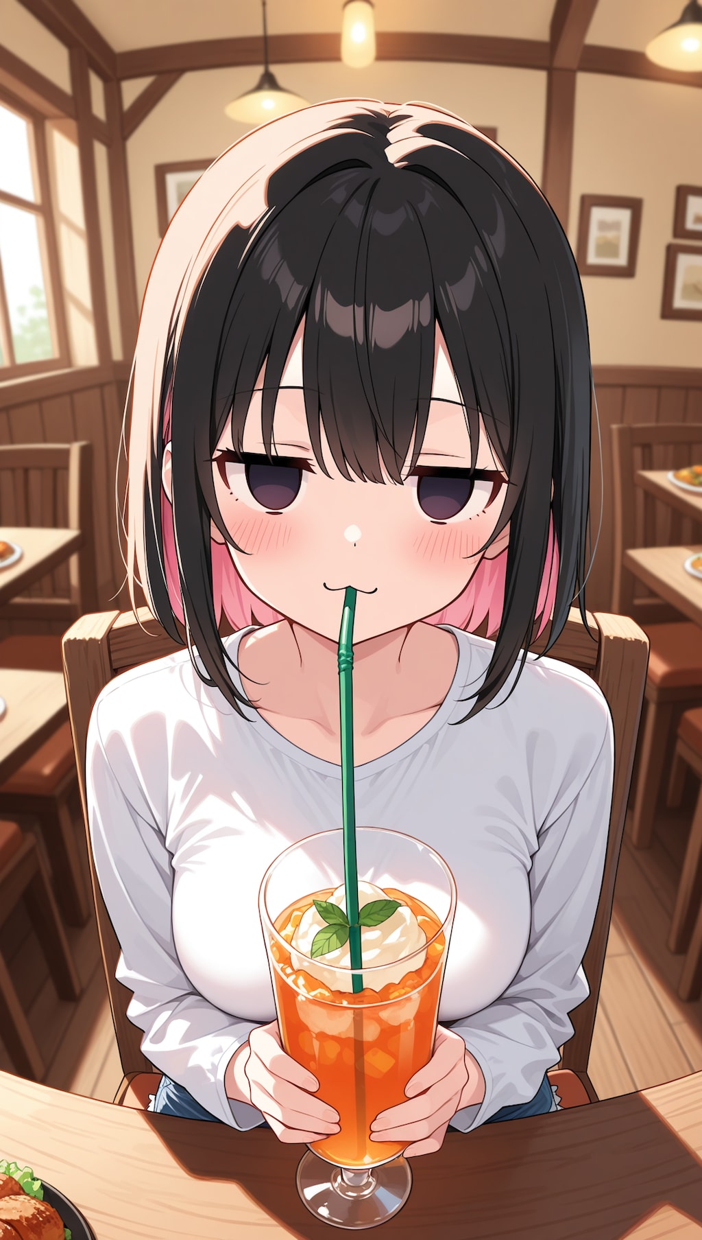 怒って…………ないわこれ