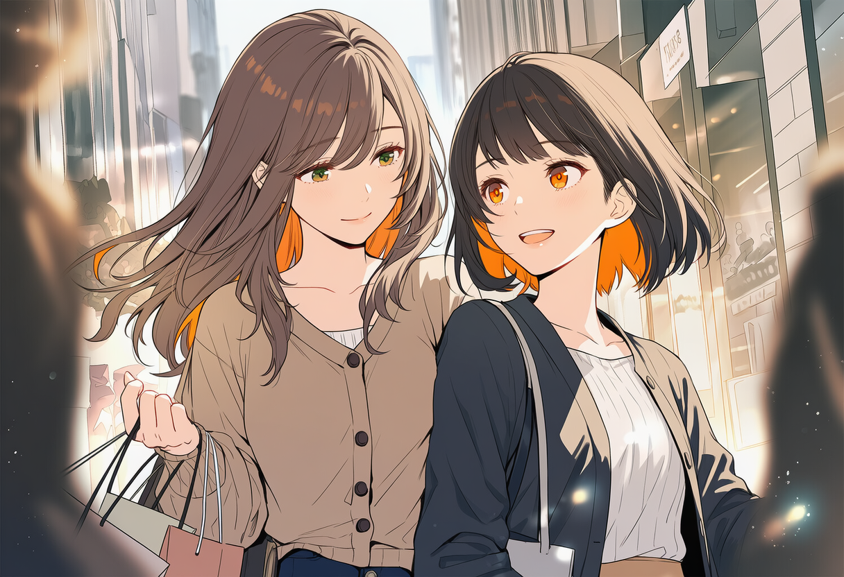 彼女といっしょ | の人気AIイラスト・グラビア