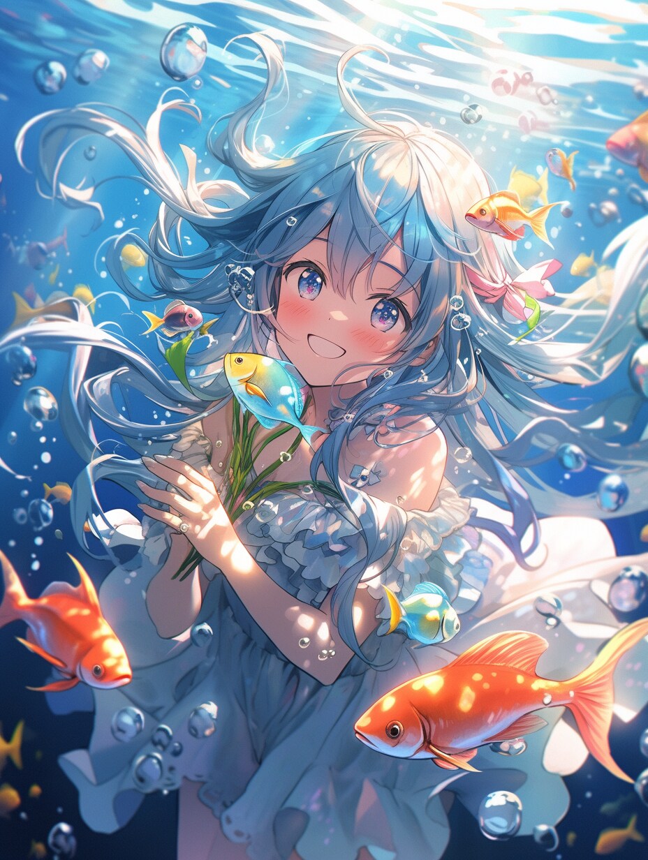 水中遊泳
