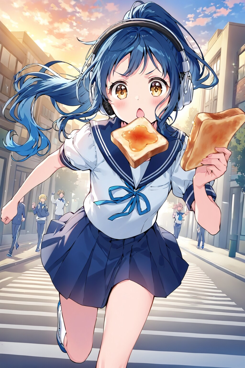 パン落としましたよー