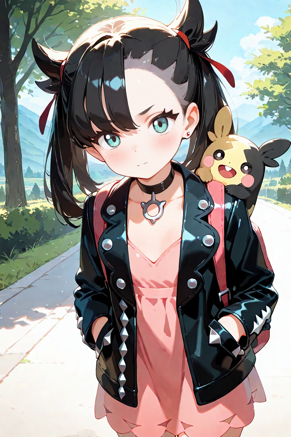 ポケモン　【マリィ×モルペコ】　あんた誰？　せからしかっ！